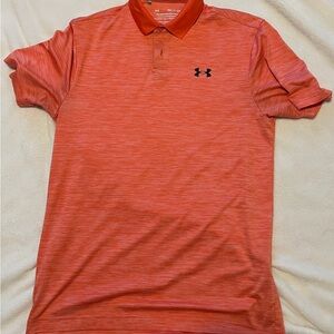 Under Armour Men's Orange Polo Shirt